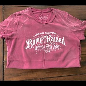 John Mayer world tour T-shirt